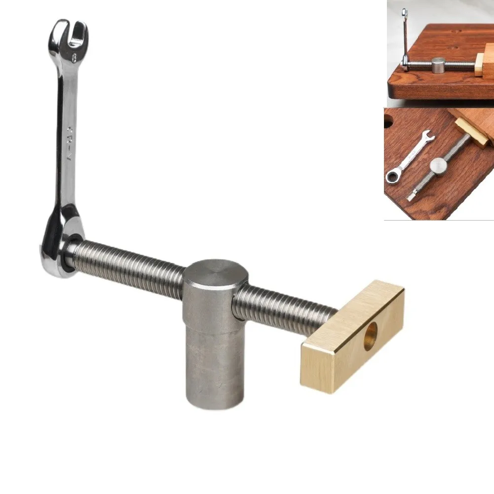 Woodworking Desktop Clip Fast Fixed Clip Clamp Brass Fixture Vise For 20MM Hole Woodworking Benches Joinery Carpenter Tool 1PC
Woodworking Desktop Clip Fast Fixed Clip Clamp Brass Fixture Vise For 20MM Hole Woodworking Benches Joinery Carpenter Tool 1PC