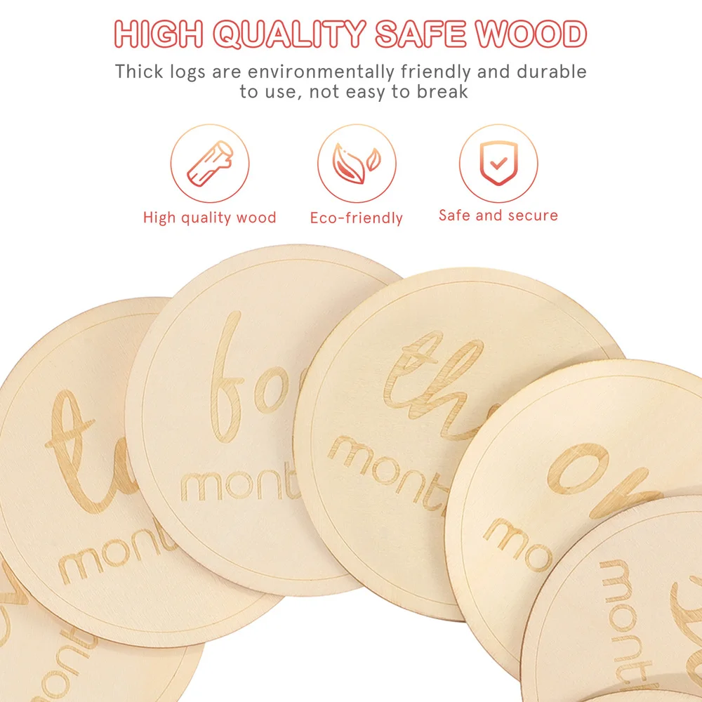 NUOBESTY 12pcs Baby Birth Month Number Cards Infant Birthday Commemorate Milestone Rounds Photography Props (English Letter)
NUOBESTY 12pcs Baby Birth Month Number Cards Infant Birthday Commemorate Milestone Rounds Photography Props (English Letter)