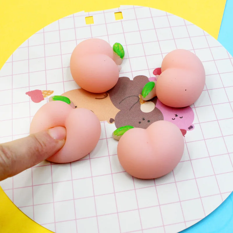 2PCS Creative Super Cute And Cute Three-dimensional Peach Pinch Music Xiaoxin Butt Dumpling TPR Peach Decompression Vent Toy
2PCS Creative Super Cute And Cute Three-dimensional Peach Pinch Music Xiaoxin Butt Dumpling TPR Peach Decompression Vent Toy