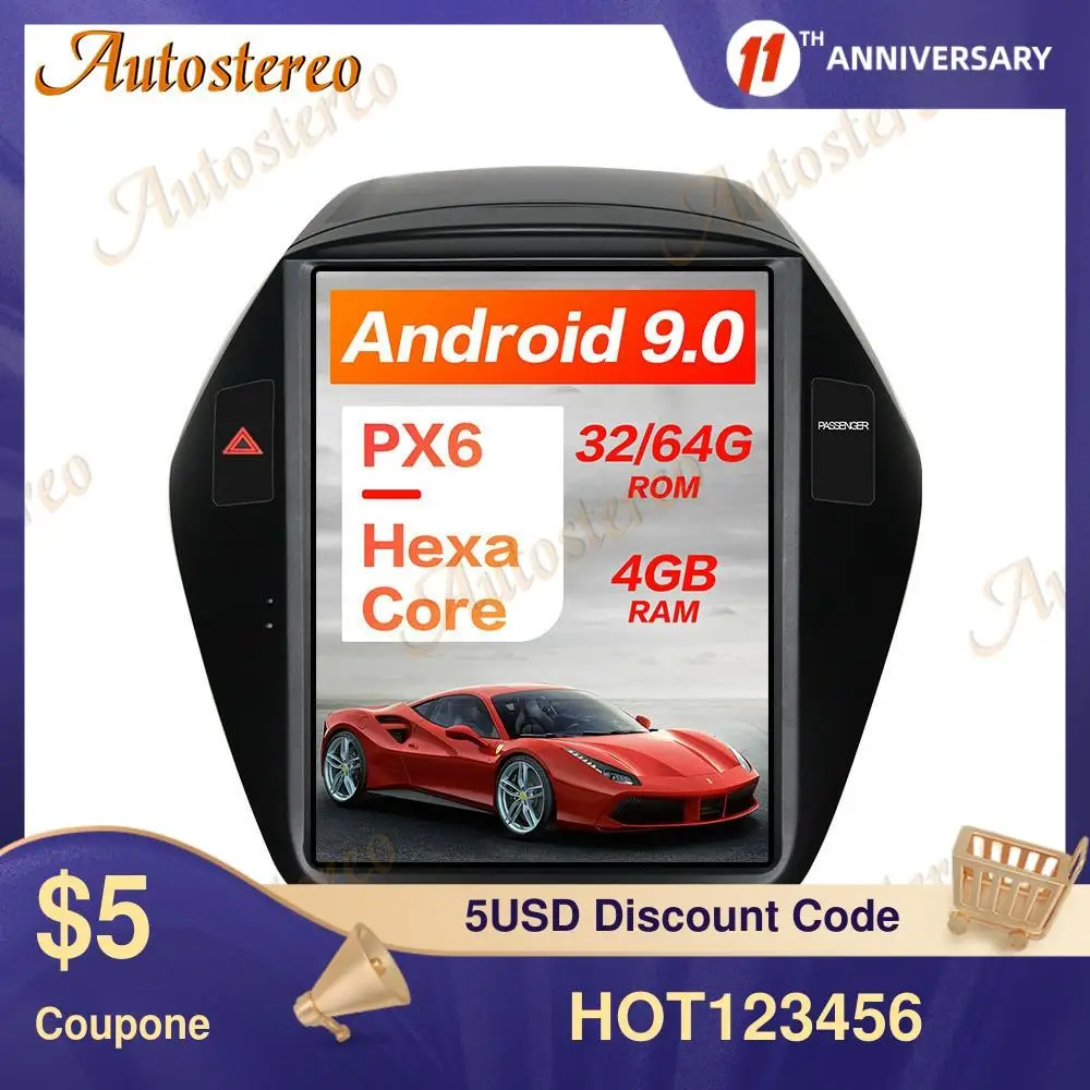 Android10.0 PX6 4GB Car GPS Navigation For Hyundai IX35 2009-2016 Stereo Headunit Multimedia Player Auto Radio Tape Recorder DSP
Android10.0 PX6 4GB Car GPS Navigation For Hyundai IX35 2009-2016 Stereo Headunit Multimedia Player Auto Radio Tape Recorder DSP