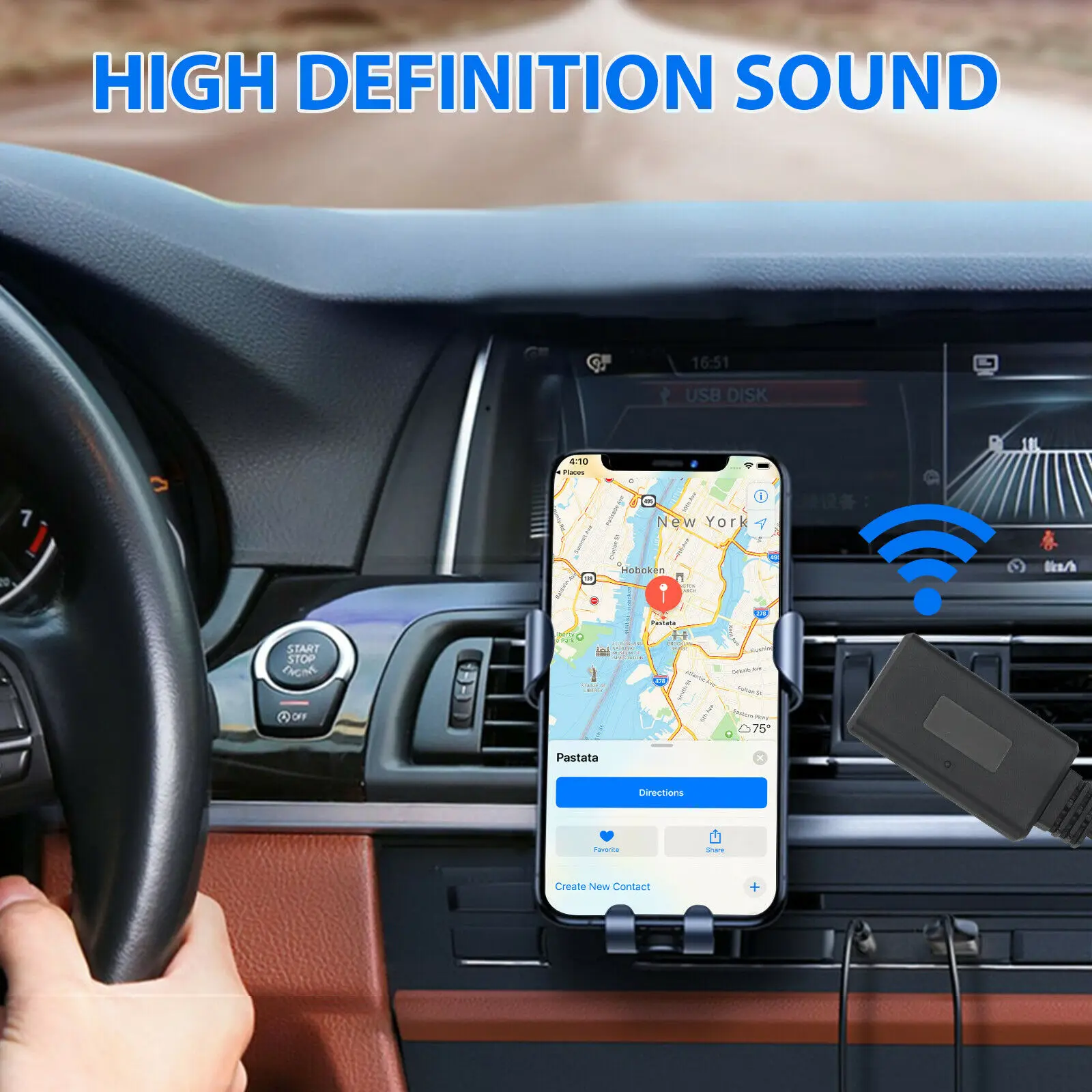 Car Bluetooth 5.0 Audio Receiver Adapter USB & 3.5mm Jack AUX Speaker Stereo Audio music transmission Auto AUX Receiver 
Car Bluetooth 5.0 Audio Receiver Adapter USB & 3.5mm Jack AUX Speaker Stereo Audio music transmission Auto AUX Receiver