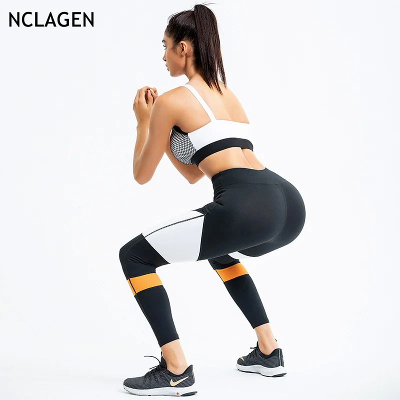 NCLAGEN Yoga Suit Woman Bra Pants Two-piece Set Gym Sport Workout Running Push-up Collision Sweat Crop Top Fitness Leggings Suit
NCLAGEN Yoga Suit Woman Bra Pants Two-piece Set Gym Sport Workout Running Push-up Collision Sweat Crop Top Fitness Leggings Suit