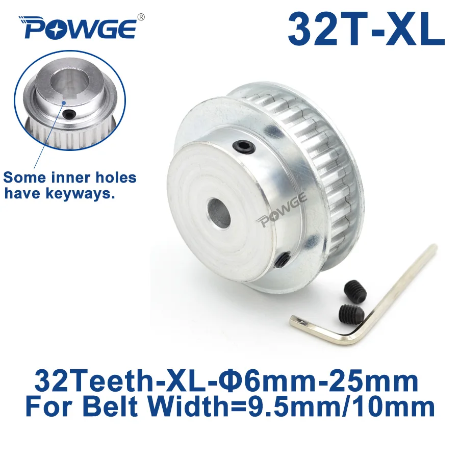Зубчатый шкив ГРМ POWGE XL, отверстие 6/6, 35/7/8/10/12/17/19/20/25 мм для синхронного ремня XL шириной 9,5 мм 32-XL-037 BF 32 зуба 32 T
Зубчатый шкив ГРМ POWGE XL, отверстие 6/6, 35/7/8/10/12/17/19/20/25 мм для синхронного ремня XL шириной 9,5 мм 32-XL-037 BF 32 зуба 32 T