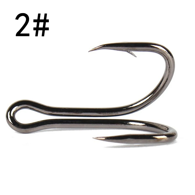 50Pcs/Set Size #1/2/4/6/8 Double Fishing Grappling Sharp Hooks Fishhook Helps You To Catch Fishes More Easily
50Pcs/Set Size #1/2/4/6/8 Double Fishing Grappling Sharp Hooks Fishhook Helps You To Catch Fishes More Easily