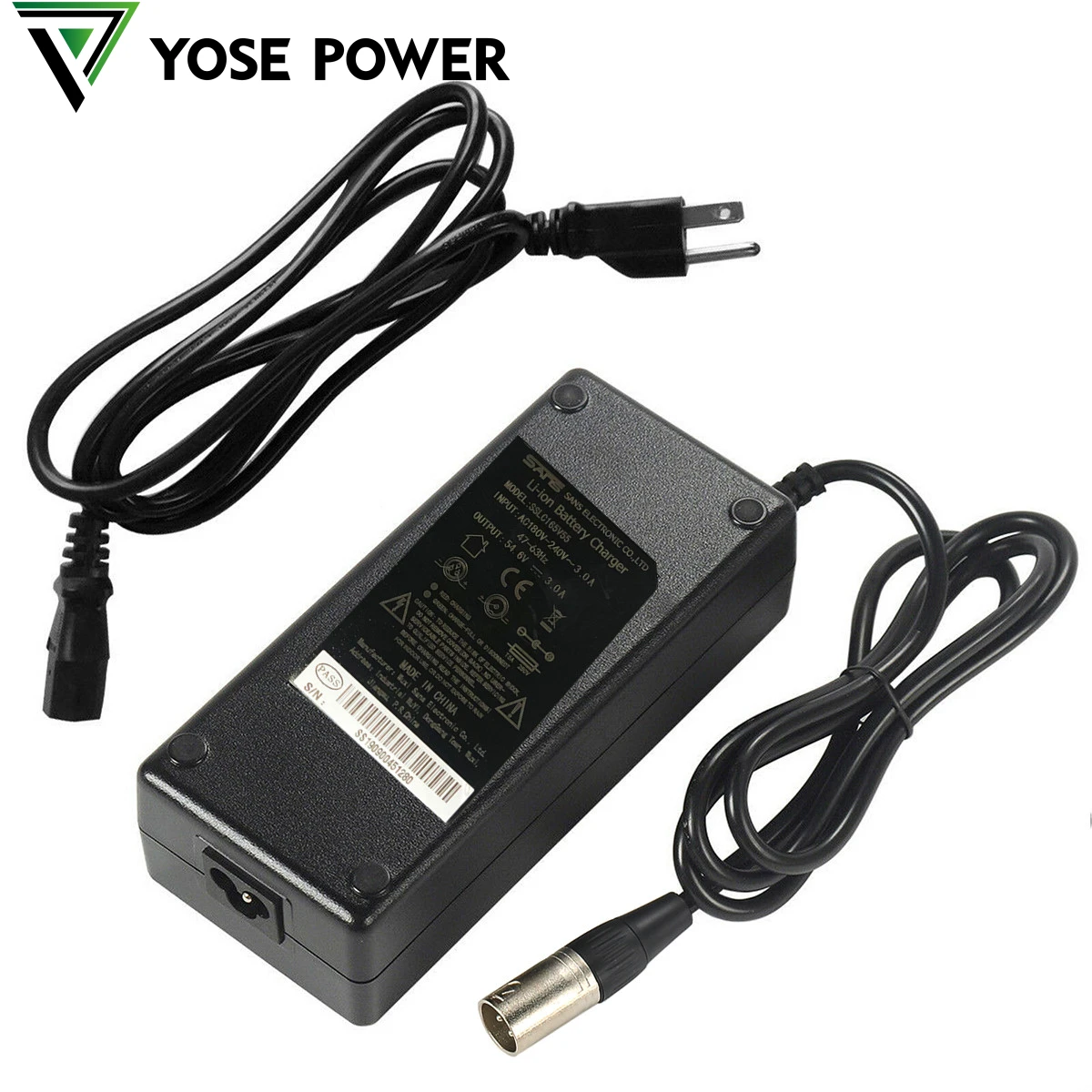 SANS Charger 42V2A with 3 PIN Plug Model-SSLC84V42 for 36V Voltage E-bike Lithium-ion Battery bateria
SANS Charger 42V2A with 3 PIN Plug Model-SSLC84V42 for 36V Voltage E-bike Lithium-ion Battery bateria