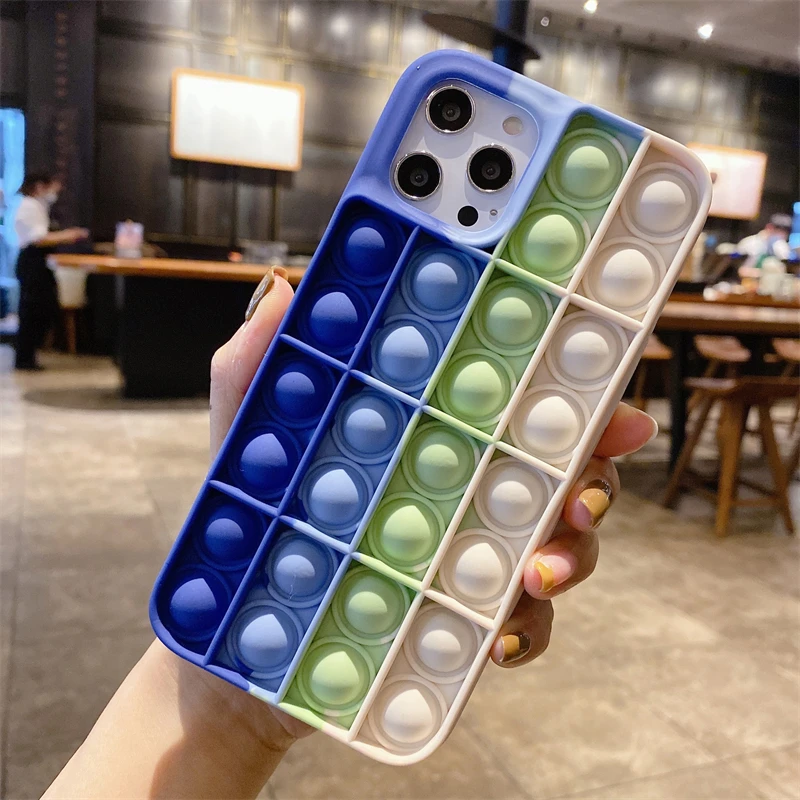 Phone Case For iPhone 11 12 Pro Max Relive Stress Pop Fidget Toys Silicone Cover For iPhone 11 Pro XR X XS Max 7 8 plus Funda
Phone Case For iPhone 11 12 Pro Max Relive Stress Pop Fidget Toys Silicone Cover For iPhone 11 Pro XR X XS Max 7 8 plus Funda