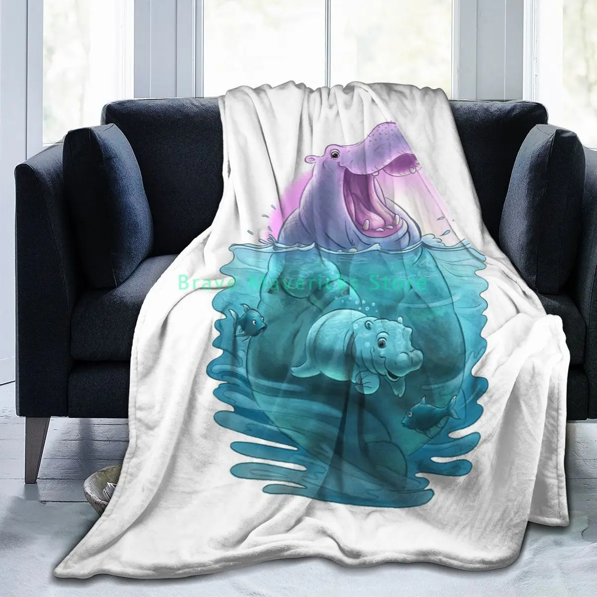animal 3D Blanket printed blanket bedspread blanket retro bedding square picnic wool soft blanket Hippo
animal 3D Blanket printed blanket bedspread blanket retro bedding square picnic wool soft blanket Hippo