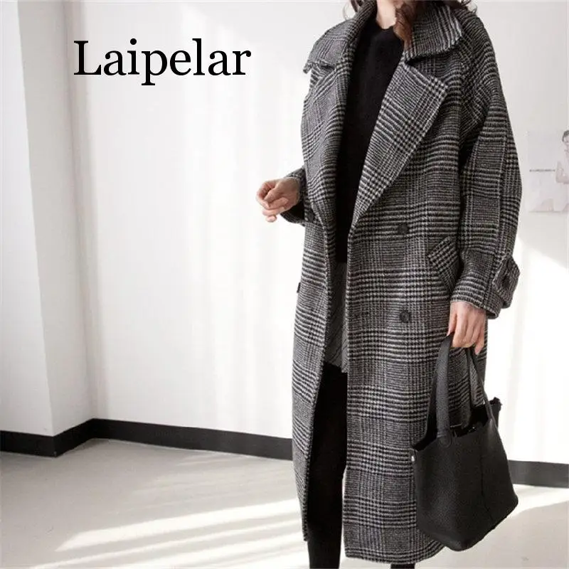 Пальто женское шерстяное длинное в клетку, элегантная теплая ветровка, модное пальто в стиле ретро, шикарная уличная одежда
Пальто женское шерстяное длинное в клетку, элегантная теплая ветровка, модное пальто в стиле ретро, шикарная уличная одежда