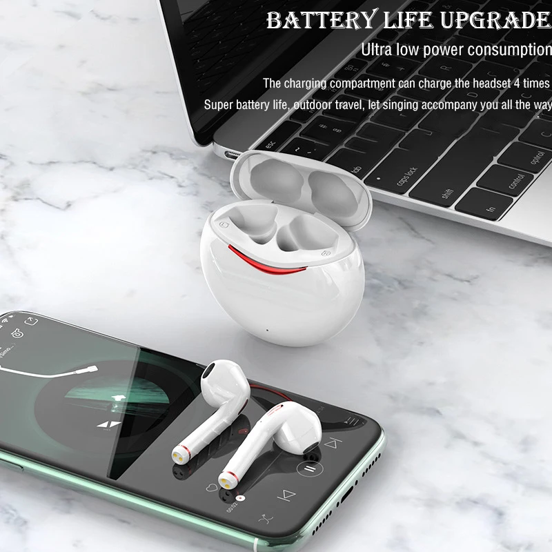 TWS Wireless Earphones Bluetooth 5.0 Headphones HD Call HIFI Sound Bass Auto Matching With Charging Cable Box Наушники Bluetooth
TWS Wireless Earphones Bluetooth 5.0 Headphones HD Call HIFI Sound Bass Auto Matching With Charging Cable Box Наушники Bluetooth