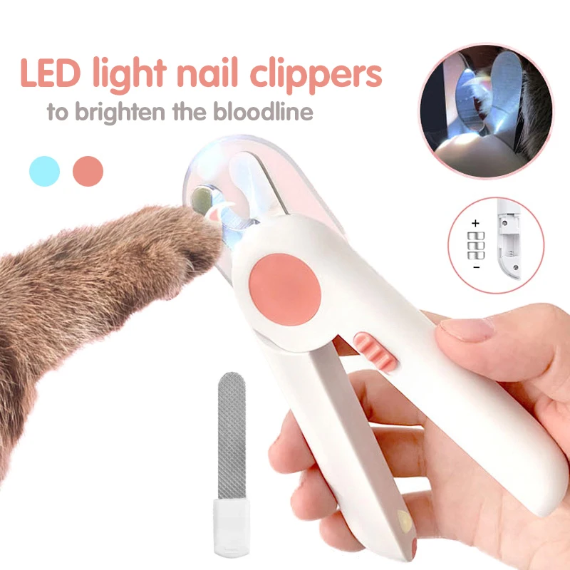 Pet Dog Nail Clipper with LED Light Stainless Steel Scissors Cat Nail Cutter Clippers Trimmer Grinder Professional Grooming Tool
Pet Dog Nail Clipper with LED Light Stainless Steel Scissors Cat Nail Cutter Clippers Trimmer Grinder Professional Grooming Tool