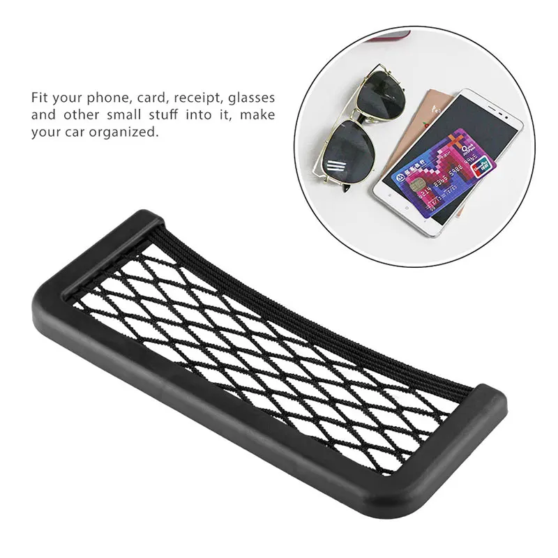 20*8cm Car Mesh Net Bag Organizer Universal for Nissan TIIDA X-TRAIL Qashqai Skoda Octavia Fabia Renault Clio Ford Focus | Автомобили и