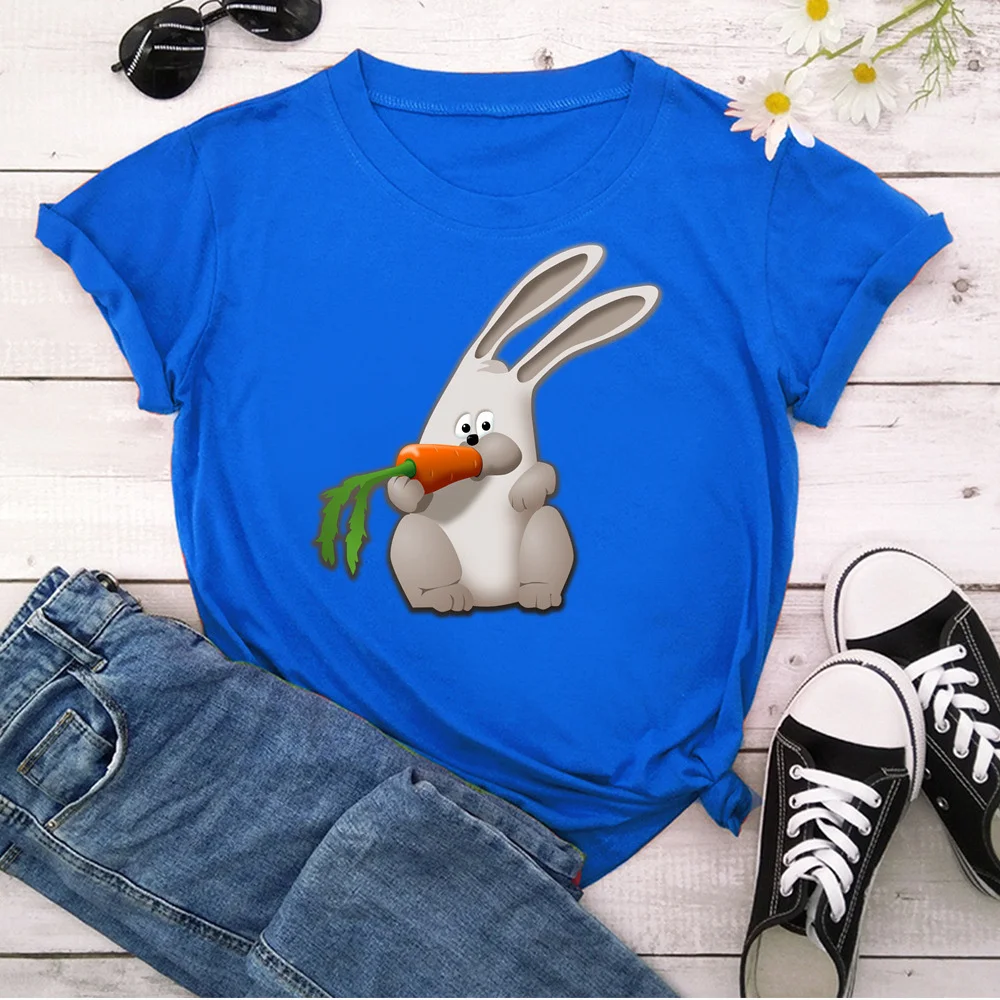 Rabbit Women T-shirts 90s Printing Summer Autumn Print Lady Womens Stylish T Top Shirt Girl Tee T-Shirt TX8478
Rabbit Women T-shirts 90s Printing Summer Autumn Print Lady Womens Stylish T Top Shirt Girl Tee T-Shirt TX8478