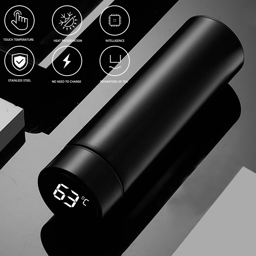 Intelligent Water Bottle Thermos Temperature Display Water Bottle Vacuum Flasks Thermoses Coffee Milk Cup Thermos Travel Bottle
Intelligent Water Bottle Thermos Temperature Display Water Bottle Vacuum Flasks Thermoses Coffee Milk Cup Thermos Travel Bottle