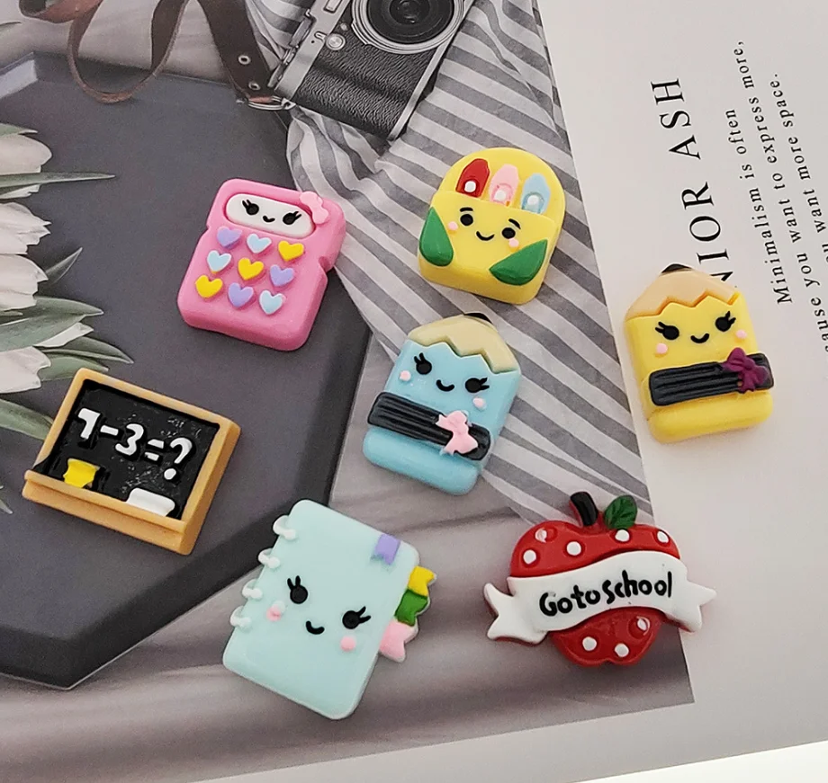 Resin new cartoon children accessories flatback resin cartoon school item books DIY Scrapbooking Embellishments Accessories
Resin new cartoon children accessories flatback resin cartoon school item books DIY Scrapbooking Embellishments Accessories