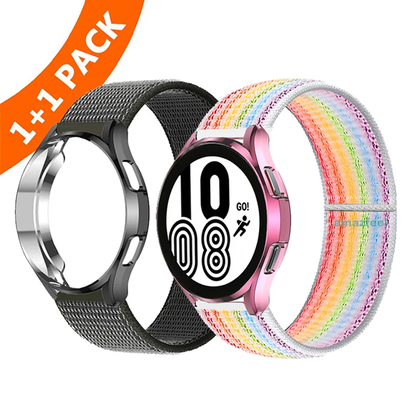 Nylon braid Wristband Case Protector For Samsung Galaxy watch 4 classic 42mm Strap Bracelet Shockproof Bumper frame Cover Coque
Nylon braid Wristband Case Protector For Samsung Galaxy watch 4 classic 42mm Strap Bracelet Shockproof Bumper frame Cover Coque