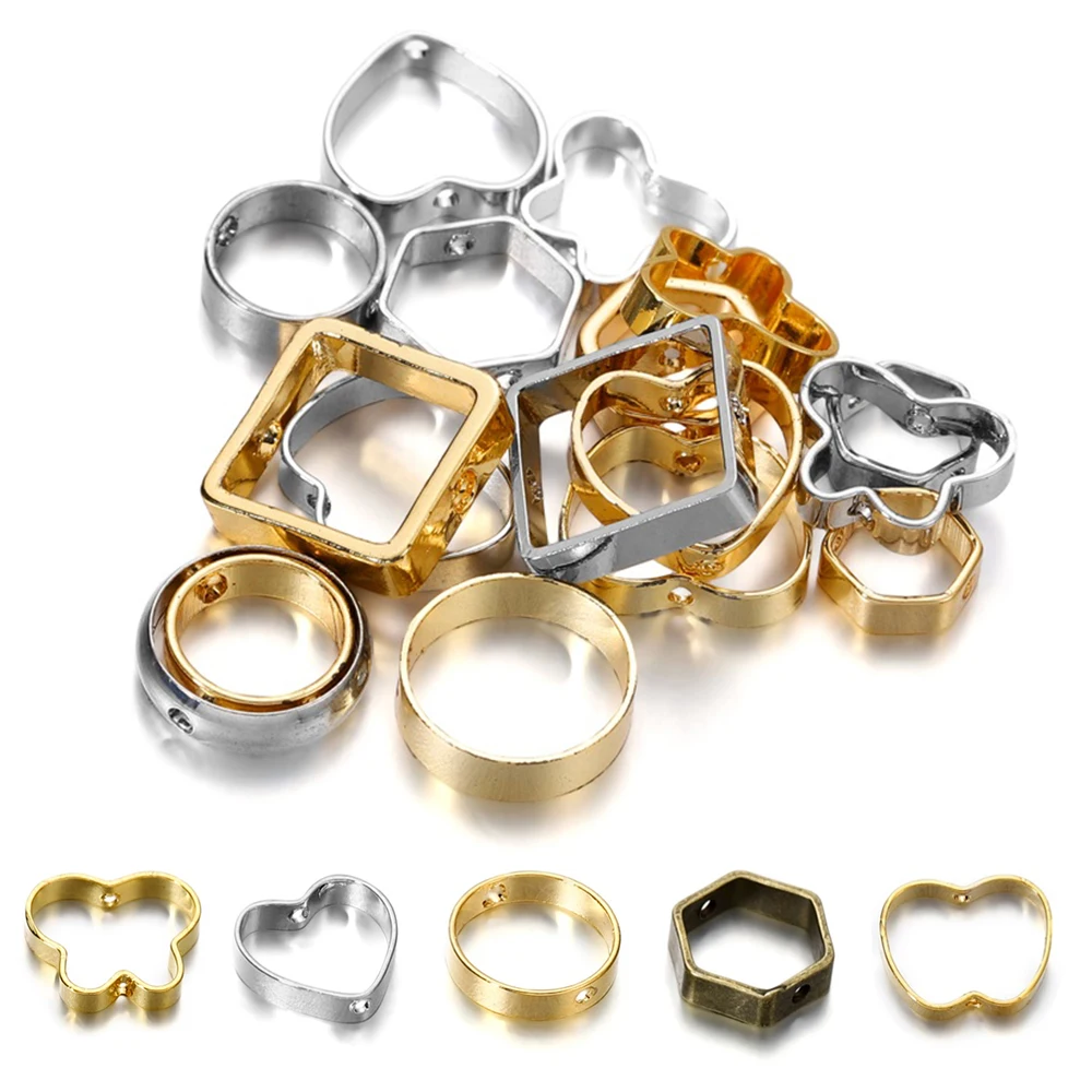 20Pcs 6-11mm Copper Heart Square Frame Beads Spacer Connectors for DIY Necklace Earrings Charms Jewelry Making Accessoies
20Pcs 6-11mm Copper Heart Square Frame Beads Spacer Connectors for DIY Necklace Earrings Charms Jewelry Making Accessoies