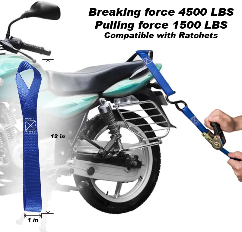 6X Soft Loop Tie Down Straps Ratchet 4500lbs Safe Secure For ATV, UTV, Motorcycles Scooters Dirt Bikes Wheelchairs Lawn/garden
6X Soft Loop Tie Down Straps Ratchet 4500lbs Safe Secure For ATV, UTV, Motorcycles Scooters Dirt Bikes Wheelchairs Lawn/garden