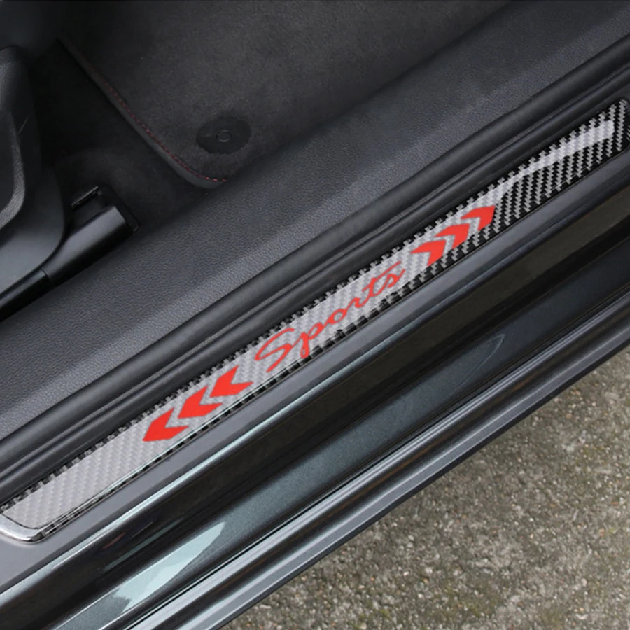 Carbon Fiber Car Door Sill Scuff Plates Sticker Red reflective Prevents Scratches 2Pcs
Carbon Fiber Car Door Sill Scuff Plates Sticker Red reflective Prevents Scratches 2Pcs