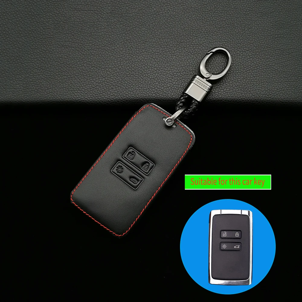 Classic Style Car Key Cover For Renault Koleos Kadjar Keychain Holder Protector Wallet 4-Button Smart Remote Control Box
Classic Style Car Key Cover For Renault Koleos Kadjar Keychain Holder Protector Wallet 4-Button Smart Remote Control Box