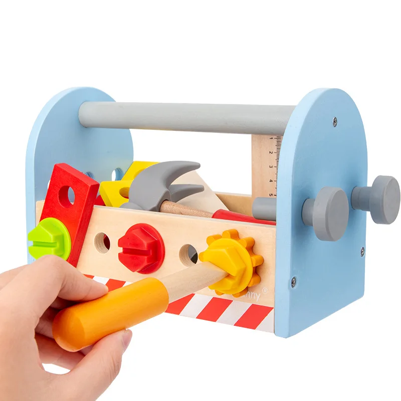 Kids Toolbox Toy Wooden Pretend Game Puzzle Montessori Disassembly Set Simulation Multifunctional Repair Carpenter Tool Boy Gift
Kids Toolbox Toy Wooden Pretend Game Puzzle Montessori Disassembly Set Simulation Multifunctional Repair Carpenter Tool Boy Gift