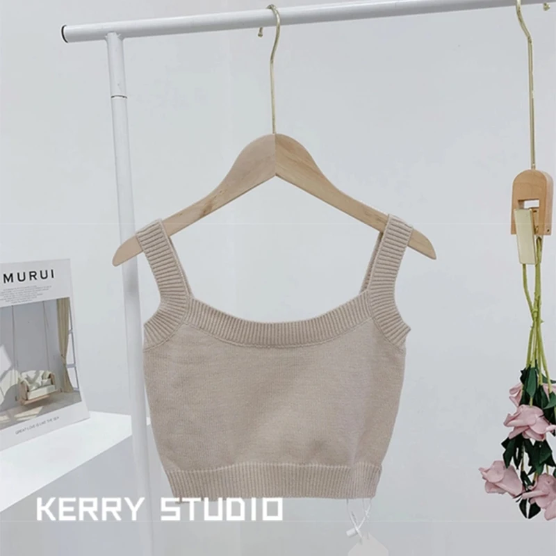2021 Summer Korean Style Ins Cotton Sleeveless Vest For Women's 2021 Fashion Sexy Short Small Casual Slim Sling Ladies Bottoming
2021 Summer Korean Style Ins Cotton Sleeveless Vest For Women's 2021 Fashion Sexy Short Small Casual Slim Sling Ladies Bottoming