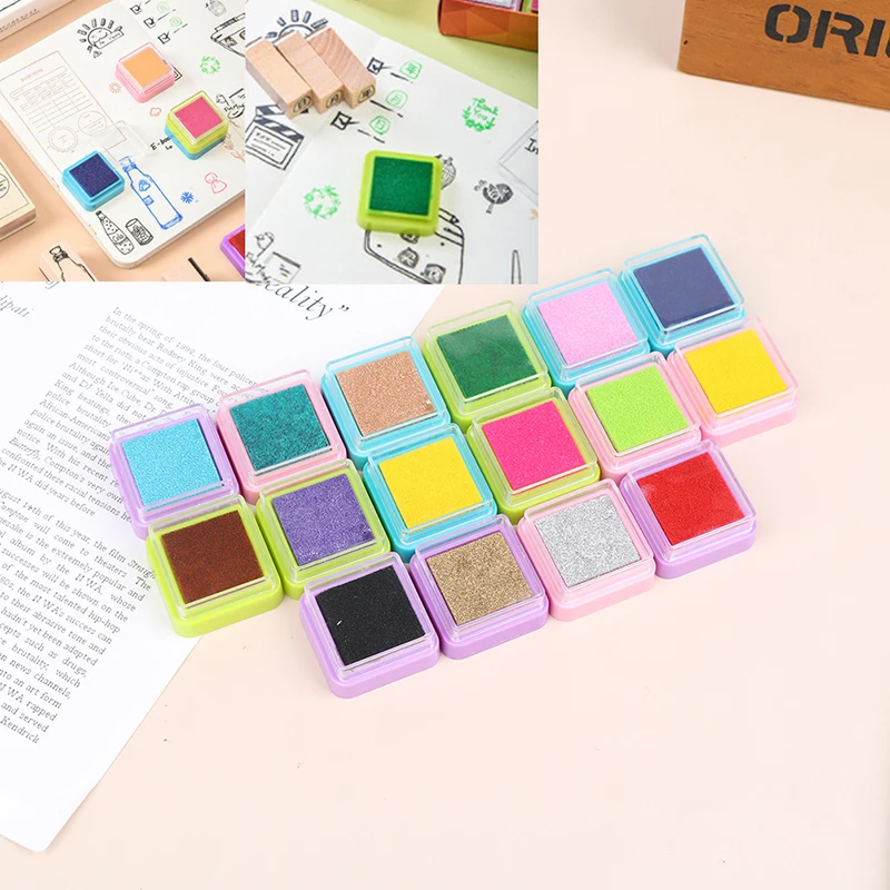 16 Pieces Of Giant Ink Pad Stamp Pad Multi-color Stamp Pad Suitable For DIY Craft Scrapbook Finger Painting Paint Ink Pad Set
16 Pieces Of Giant Ink Pad Stamp Pad Multi-color Stamp Pad Suitable For DIY Craft Scrapbook Finger Painting Paint Ink Pad Set