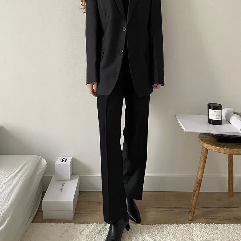 Rapwriter Casual Solid Pants y2k Women High Waist Button Trousers Autumn 90S Streetwear Trendy Costume Chic Straight Pants Retro 
Rapwriter Casual Solid Pants y2k Women High Waist Button Trousers Autumn 90S Streetwear Trendy Costume Chic Straight Pants Retro