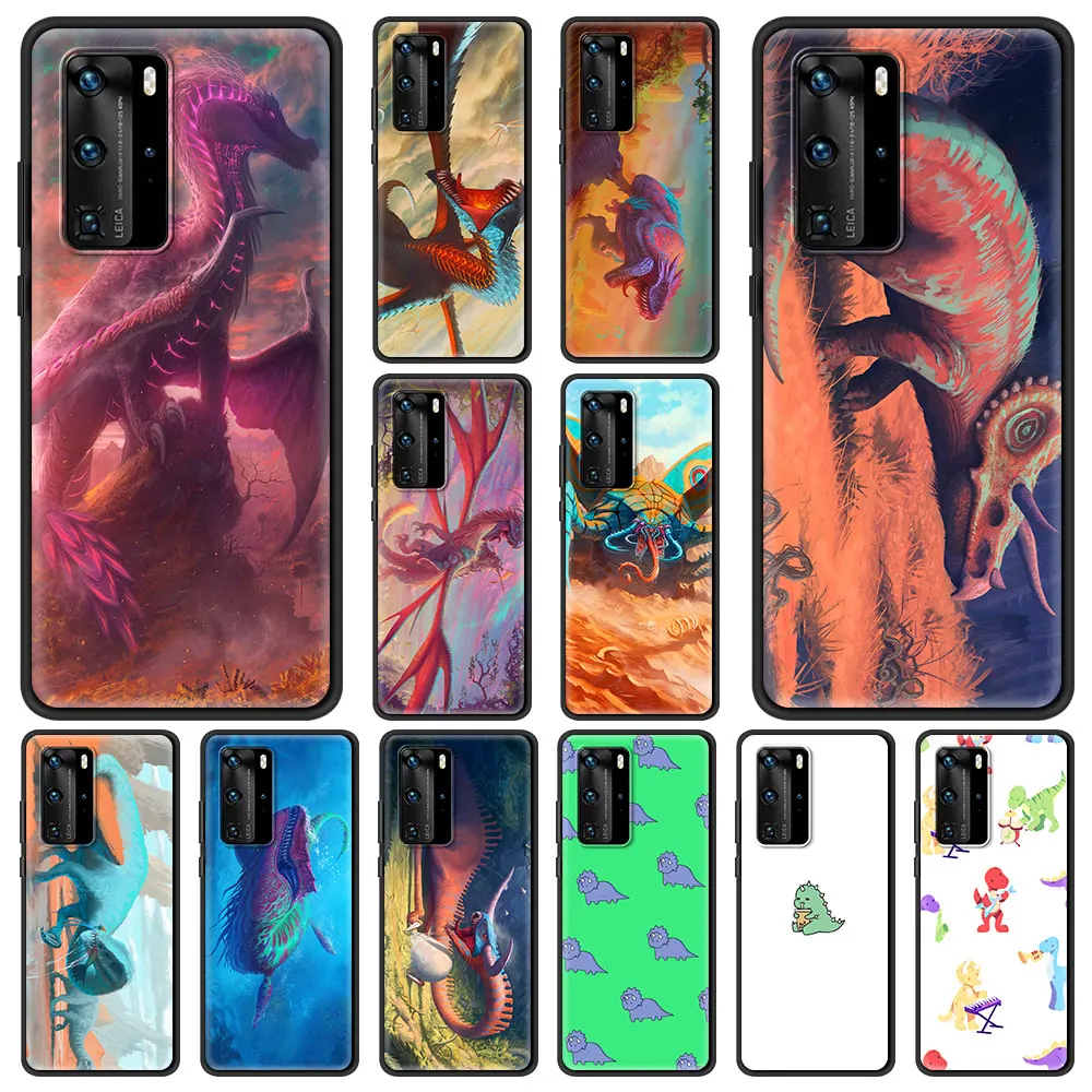 Cute Dinosaur Baby Phone Case For Huawei P30 Pro P20 P40 Lite E P Smart Z Y6 Y7 2019 Soft Silicone Black Cover Couqe Funda Capa
Cute Dinosaur Baby Phone Case For Huawei P30 Pro P20 P40 Lite E P Smart Z Y6 Y7 2019 Soft Silicone Black Cover Couqe Funda Capa