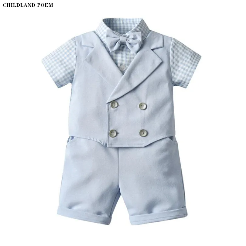 Baby Boy Outfits Clothes Summer 1st Birthday Formal Gentleman Baby Suits Tops +Pants 2 Pcs Cotton Toddler Boys Clothing Set
Baby Boy Outfits Clothes Summer 1st Birthday Formal Gentleman Baby Suits Tops +Pants 2 Pcs Cotton Toddler Boys Clothing Set