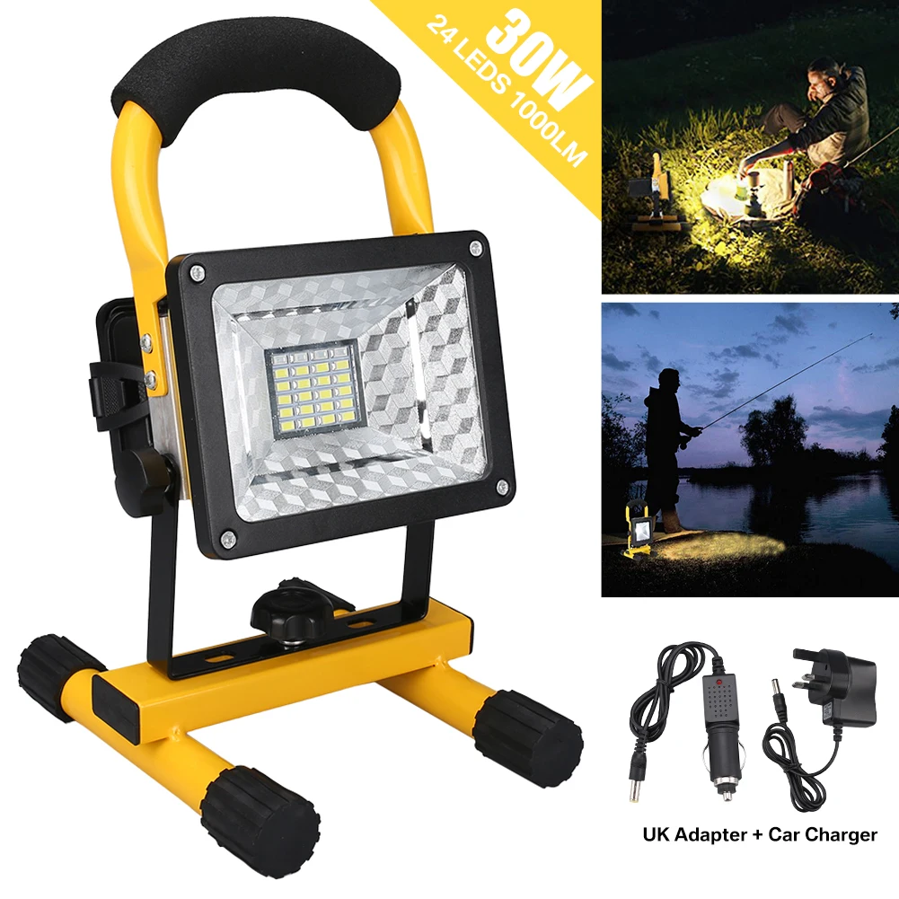 30W Portable Work Light Rechargeable Floodlight Outdoor LED Patch Flashlight Waterproof Camping Work Lamp Flashlight Searchlight
30W Portable Work Light Rechargeable Floodlight Outdoor LED Patch Flashlight Waterproof Camping Work Lamp Flashlight Searchlight