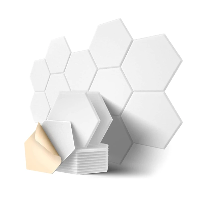 12 Pack Hexagon Acoustic Panels Beveled Edge Sound Proof Foam Panels,Sound Proofing Padding for Wall Decor,Studio&Office
12 Pack Hexagon Acoustic Panels Beveled Edge Sound Proof Foam Panels,Sound Proofing Padding for Wall Decor,Studio&Office