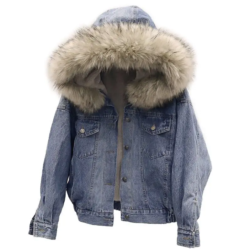 WINTER women coat denim jacket short length fashion jacket Thick fleece outerwear college student jacket ins clothing war
WINTER women coat denim jacket short length fashion jacket Thick fleece outerwear college student jacket ins clothing war