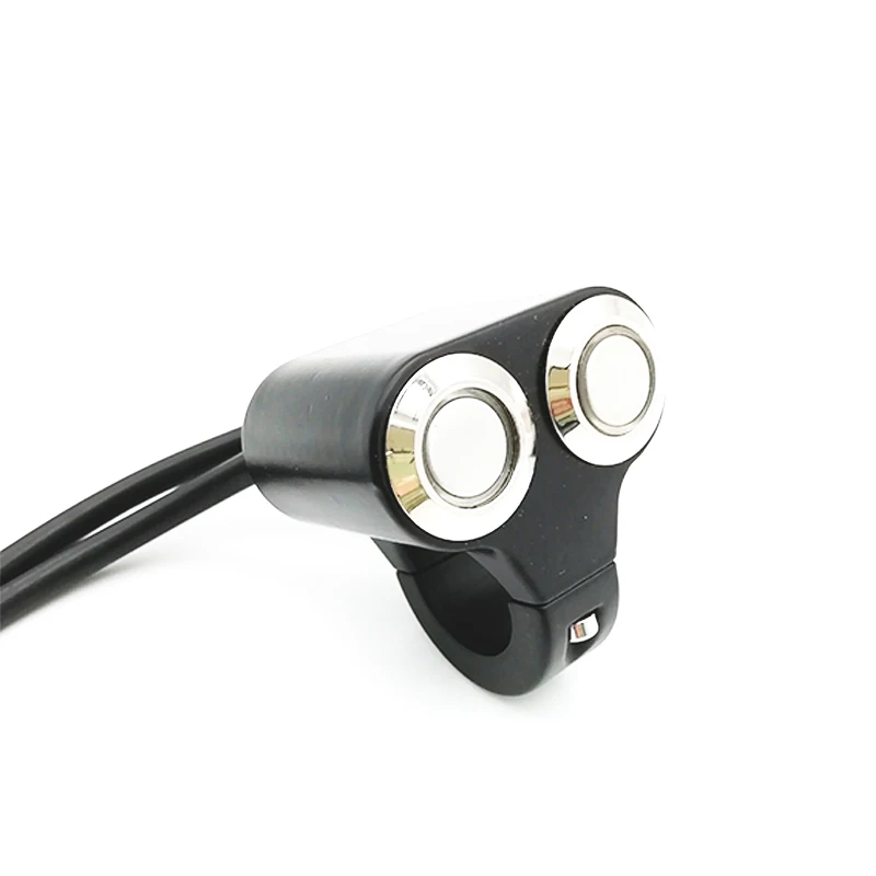 Blue LED 12V scooter motorcycle handlebar switch push switch black aluminum self-lock
Blue LED 12V scooter motorcycle handlebar switch push switch black aluminum self-lock