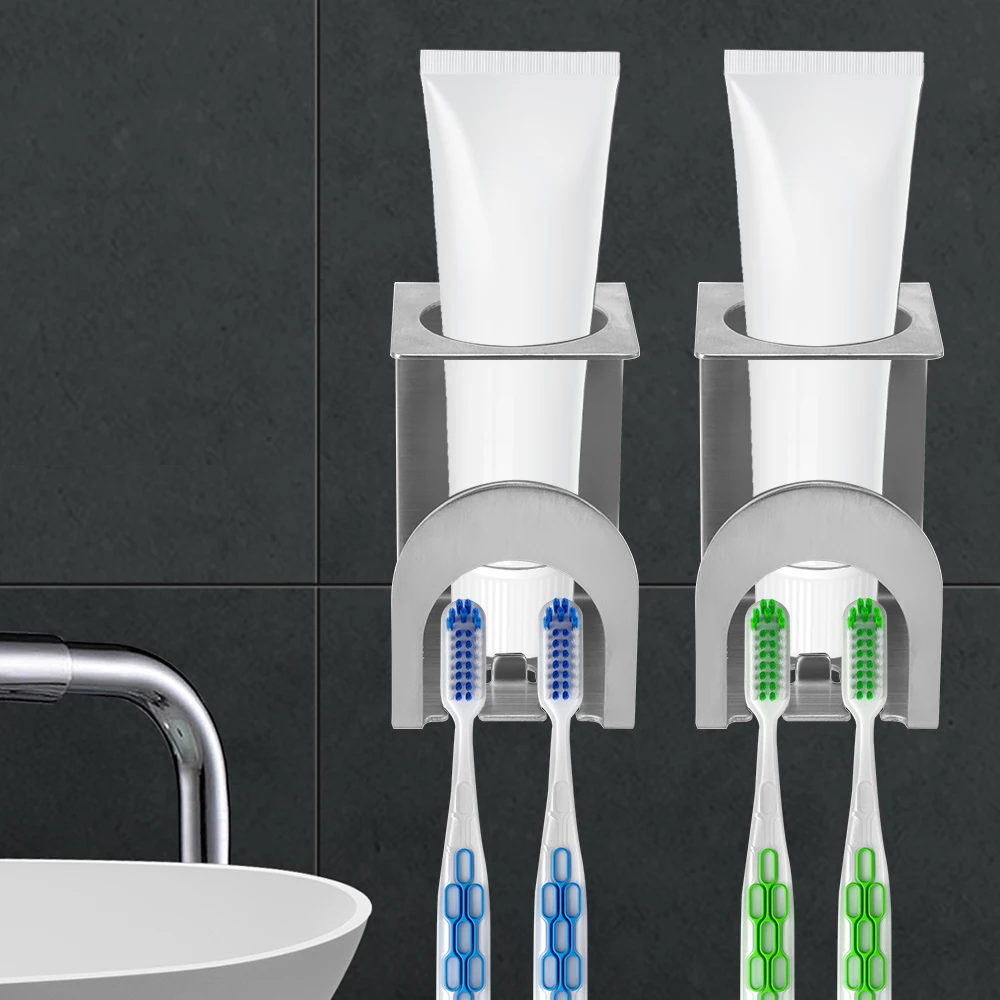 Настенный Набор аксессуаров для ванной комнаты из нержавеющей стали, многофункциональная самоклеящаяся полка для хранения 
Настенный Набор аксессуаров для ванной комнаты из нержавеющей стали, многофункциональная самоклеящаяся полка для хранения