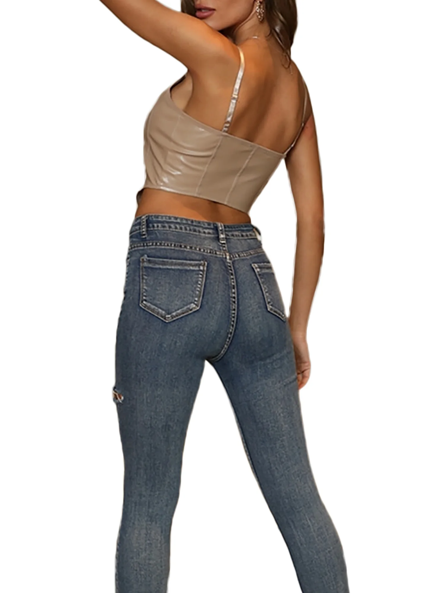 2021 New Female Vest, Solid Color Sleeveless Spaghetti Strap Tops Low-Cut Camisole for Summer, Apricot, S/M/L
2021 New Female Vest, Solid Color Sleeveless Spaghetti Strap Tops Low-Cut Camisole for Summer, Apricot, S/M/L