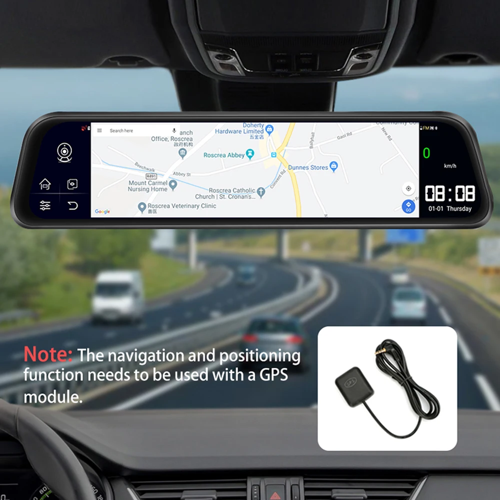 12" Touch IPS Car DVR ADAS 4G Android 8.1 WIFI GPS Navigation Mirror Camera HD 1080P Rear View Dash Cam Recorder Registrar
12" Touch IPS Car DVR ADAS 4G Android 8.1 WIFI GPS Navigation Mirror Camera HD 1080P Rear View Dash Cam Recorder Registrar