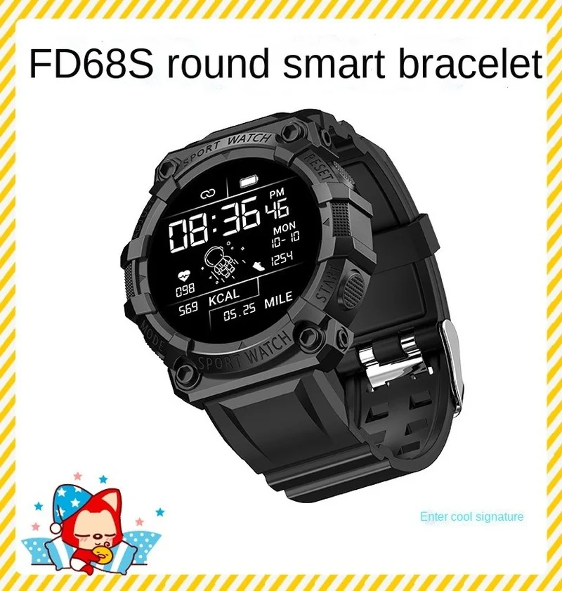 Smart Watch Color Screen Sports Heart Rate Bracelet FD68S Smart Watch Gold Case DIY Strap 10 Sports Modes Android Watch
Smart Watch Color Screen Sports Heart Rate Bracelet FD68S Smart Watch Gold Case DIY Strap 10 Sports Modes Android Watch