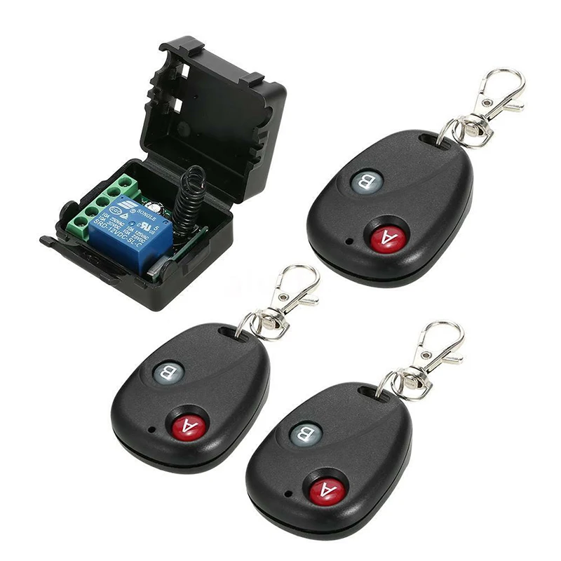 Smart Home RF 433Mhz DC12V 1CH Wireless Remote Switch Relay Receiver Transmitter Decoding Method: MCU Software Decoding 2020
Smart Home RF 433Mhz DC12V 1CH Wireless Remote Switch Relay Receiver Transmitter Decoding Method: MCU Software Decoding 2020