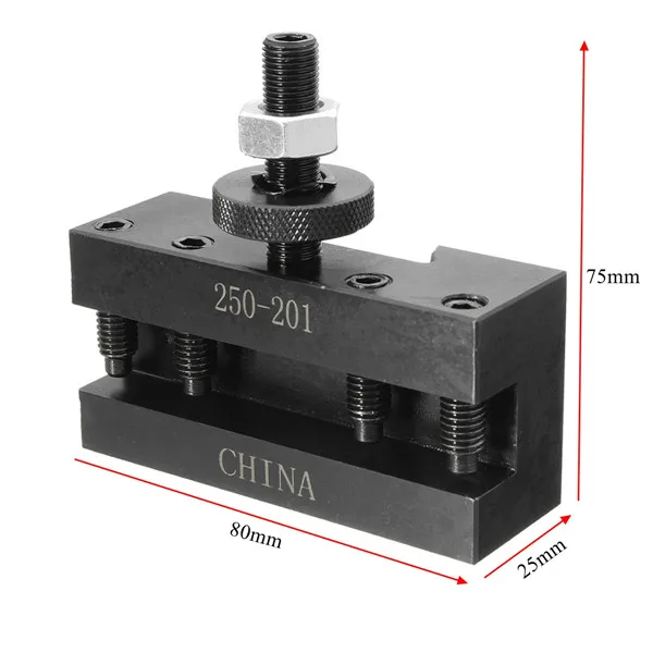 250-201 Turning and Facing Holder Quick Change Tool Post and Milling Cut Tool Holder Lathes Kit For Milling Cutting Inserts Tool
250-201 Turning and Facing Holder Quick Change Tool Post and Milling Cut Tool Holder Lathes Kit For Milling Cutting Inserts Tool