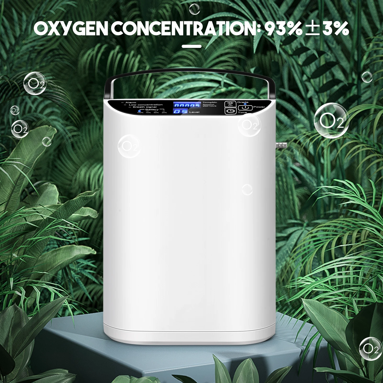 Portable Oxygen Concentrator 93% High Concentration 5L Pulse Flow Oxygen Concentrator Oxygen Making Machine For Home Travel Use
Portable Oxygen Concentrator 93% High Concentration 5L Pulse Flow Oxygen Concentrator Oxygen Making Machine For Home Travel Use