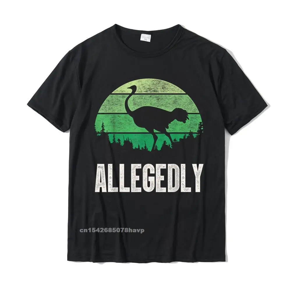 Allegedly Ostrich T Shirt Funny Bird Lover T-Shirt Normal Top T-Shirts Plain Tops & Tees Cotton Men Family
Allegedly Ostrich T Shirt Funny Bird Lover T-Shirt Normal Top T-Shirts Plain Tops & Tees Cotton Men Family