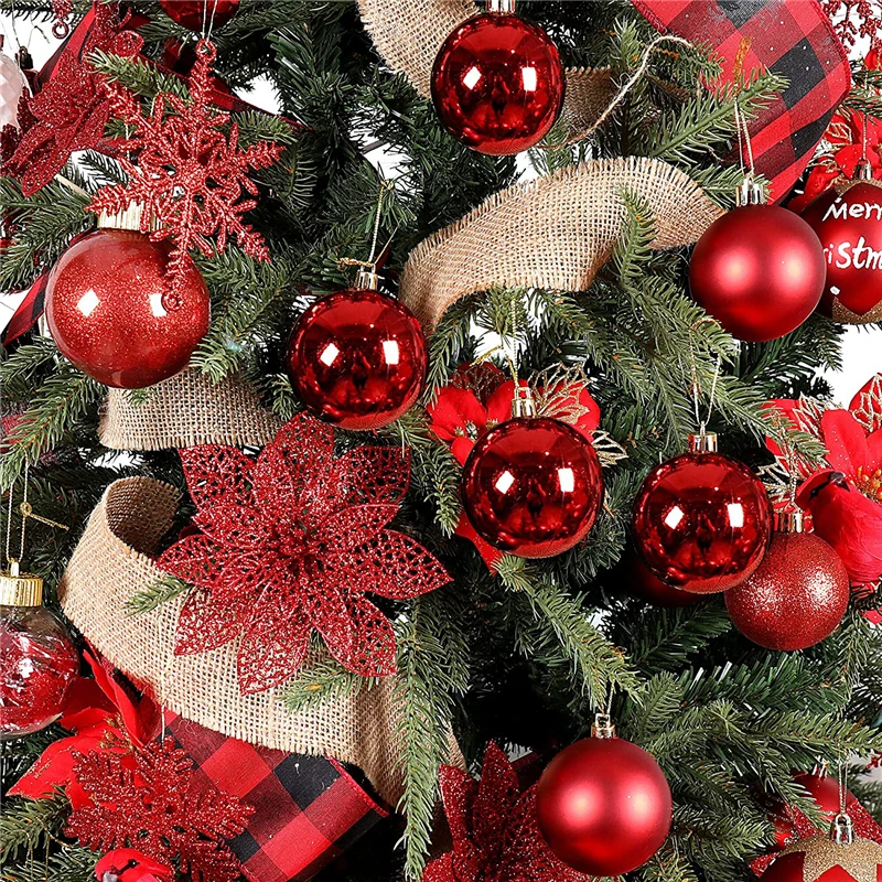

30 шт. Рождественские шары, Подарочная коробка, шар Topstar, украшение для рождественской елки, подвеска в виде шара, Рождественский домашний дек...