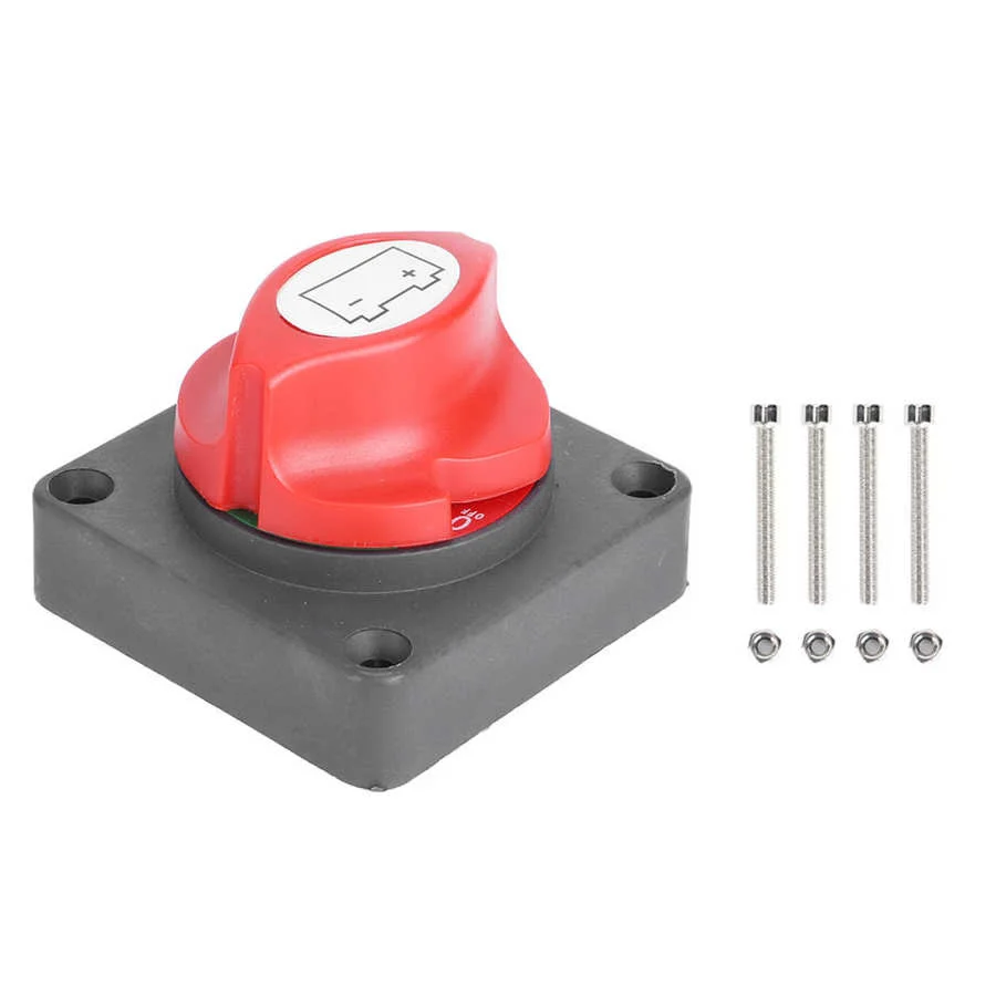Car Accessory DC 12/24V Battery Disconnect Power Cut Master Knob Switch Isolator Anti-Leakage Protection for Car Boat
Car Accessory DC 12/24V Battery Disconnect Power Cut Master Knob Switch Isolator Anti-Leakage Protection for Car Boat