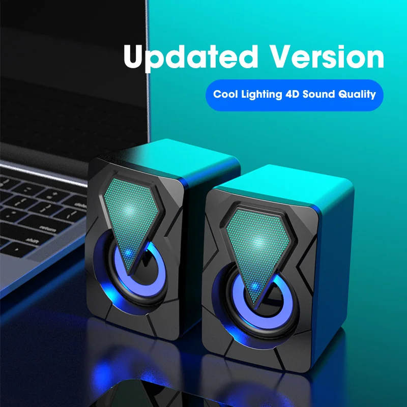 Computer Speakers Subwoofer 4D Surround Sound for Laptop PC Desktop Speaker Colorful LED Light Column Soundbar Theater Box Music
Computer Speakers Subwoofer 4D Surround Sound for Laptop PC Desktop Speaker Colorful LED Light Column Soundbar Theater Box Music