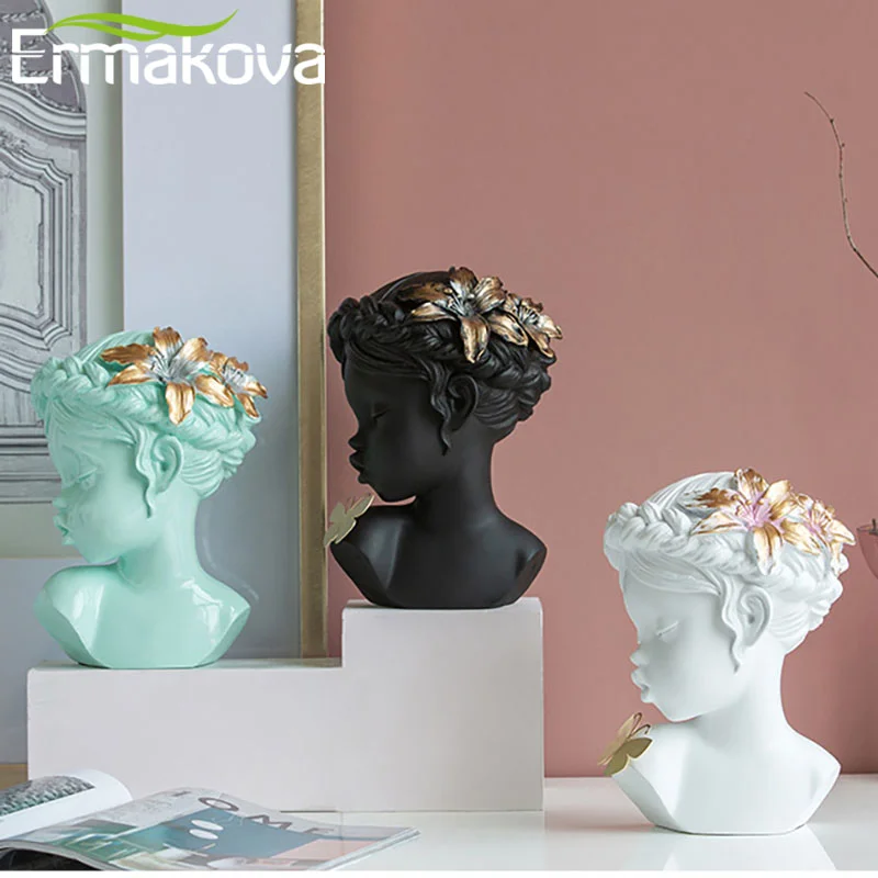 ERMAKOVA Nordic Creative Girl Butterfly Resin Crafts Ornaments Abstract Sculpture Modern Living Room Home Decor Figurines Gift
ERMAKOVA Nordic Creative Girl Butterfly Resin Crafts Ornaments Abstract Sculpture Modern Living Room Home Decor Figurines Gift