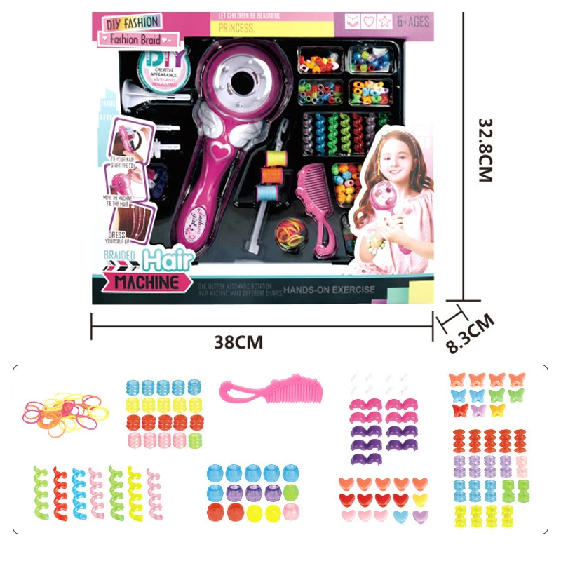Electric Automatic Hair Braider DIY Braiding Hairstyle Tool Twist Braider Machine Hair Braid Weave Toys For Girl Child Gift
Electric Automatic Hair Braider DIY Braiding Hairstyle Tool Twist Braider Machine Hair Braid Weave Toys For Girl Child Gift