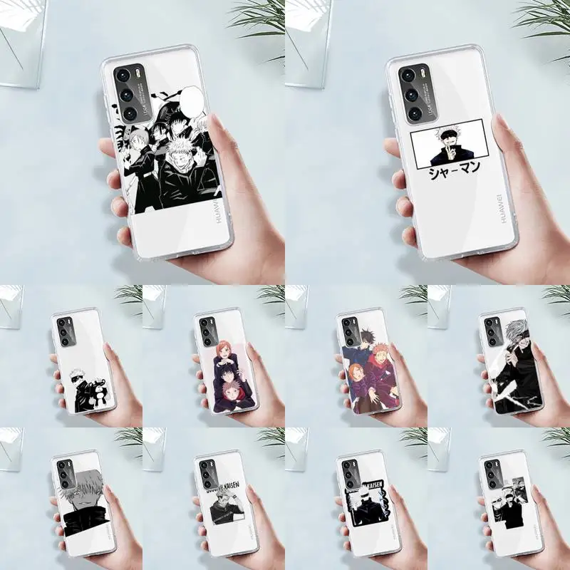 comics Jujutsu Kaisen Itadori Yuji Phone Case Transparent For Huawei MATE P 40 30 20 10 pro plus lite X 5G Soft TPU Mobile bags
comics Jujutsu Kaisen Itadori Yuji Phone Case Transparent For Huawei MATE P 40 30 20 10 pro plus lite X 5G Soft TPU Mobile bags