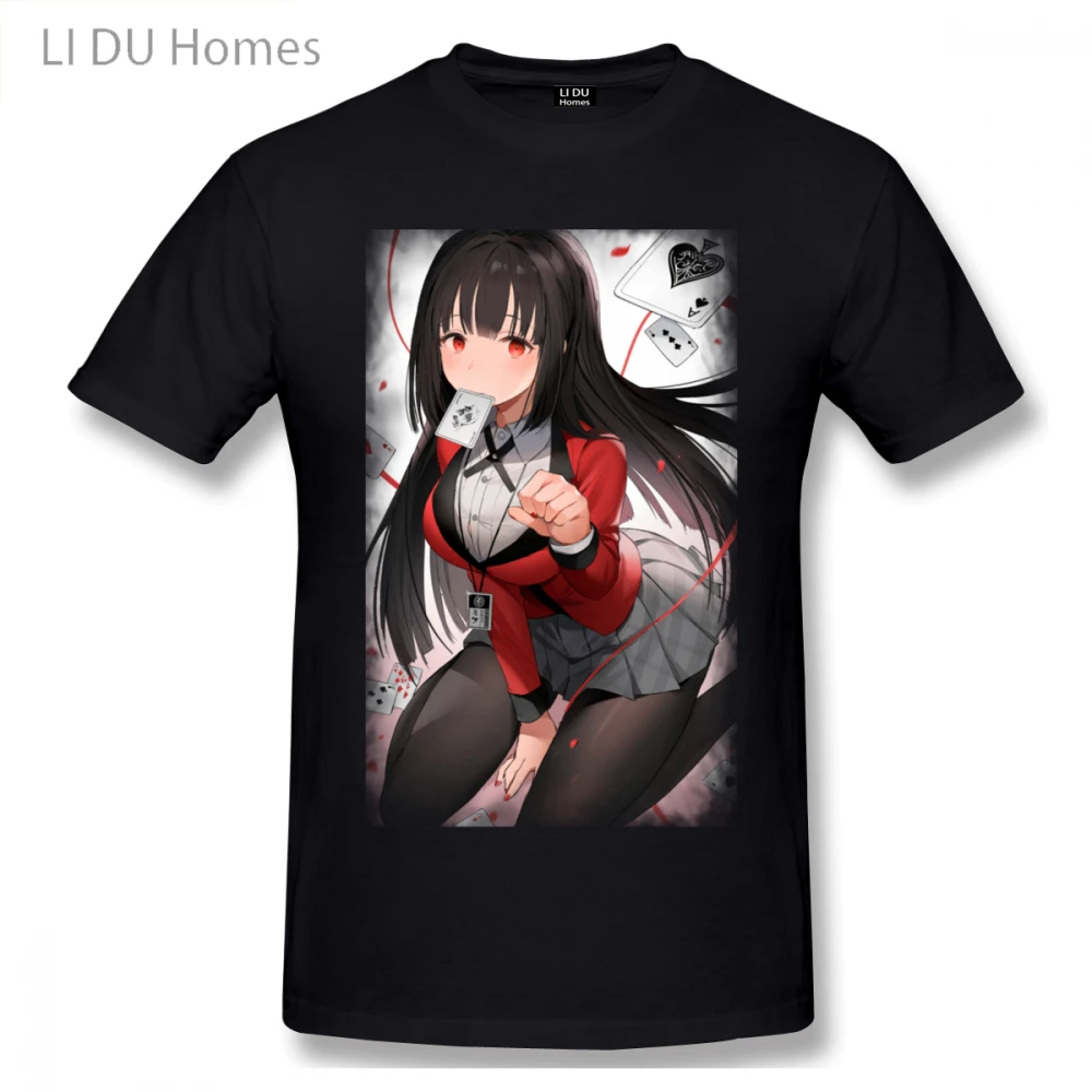 LIDU Kakegurui Yumeko Jabami Compulsive Gambler Anime Kawaii T Shirt Big Size O-neck Cotton Short Sleeve Custom T Shirts For Men
LIDU Kakegurui Yumeko Jabami Compulsive Gambler Anime Kawaii T Shirt Big Size O-neck Cotton Short Sleeve Custom T Shirts For Men