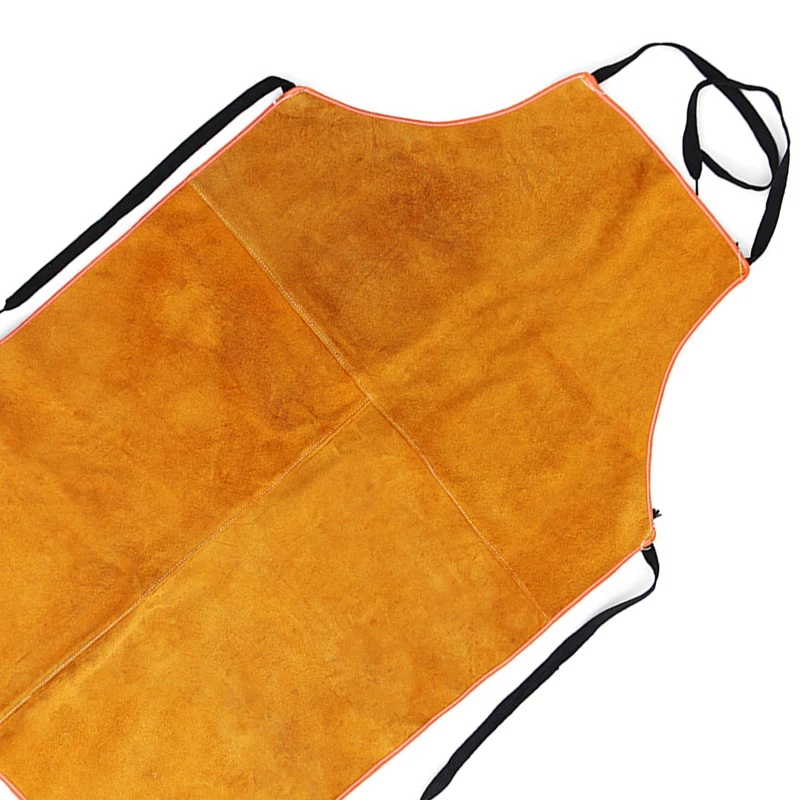 Full Cowhide Leather Electric Welding Apron Bib Blacksmith Apron Yellow Electric Welding Safety Clothing
Full Cowhide Leather Electric Welding Apron Bib Blacksmith Apron Yellow Electric Welding Safety Clothing