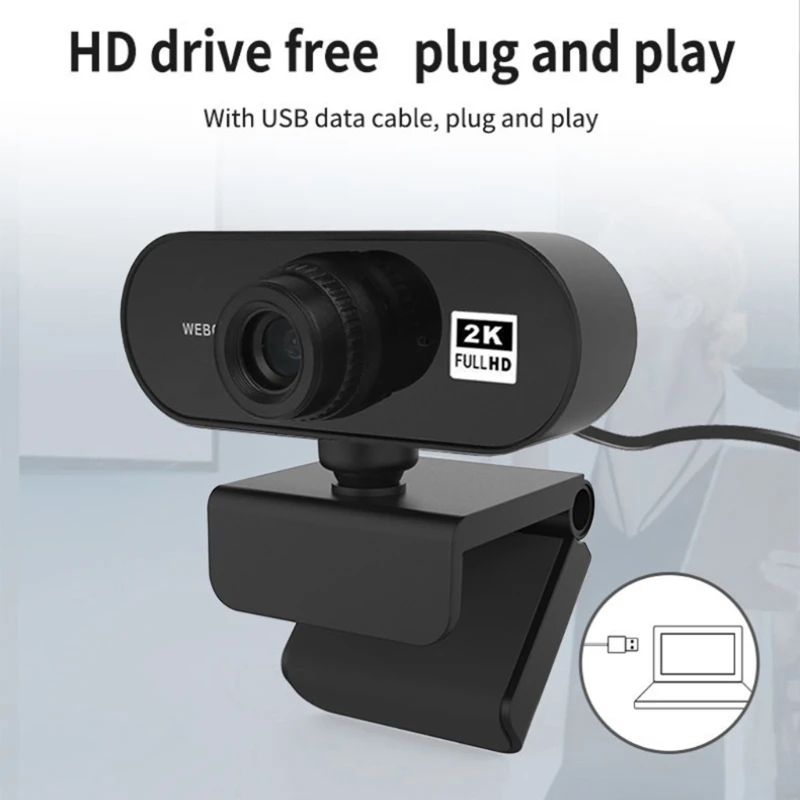 2K Computer High Definition Webcam USB Free Drive Desktop Computer Webcamera Built-in Microphone 180Rotatable Cameras
2K Computer High Definition Webcam USB Free Drive Desktop Computer Webcamera Built-in Microphone 180Rotatable Cameras
